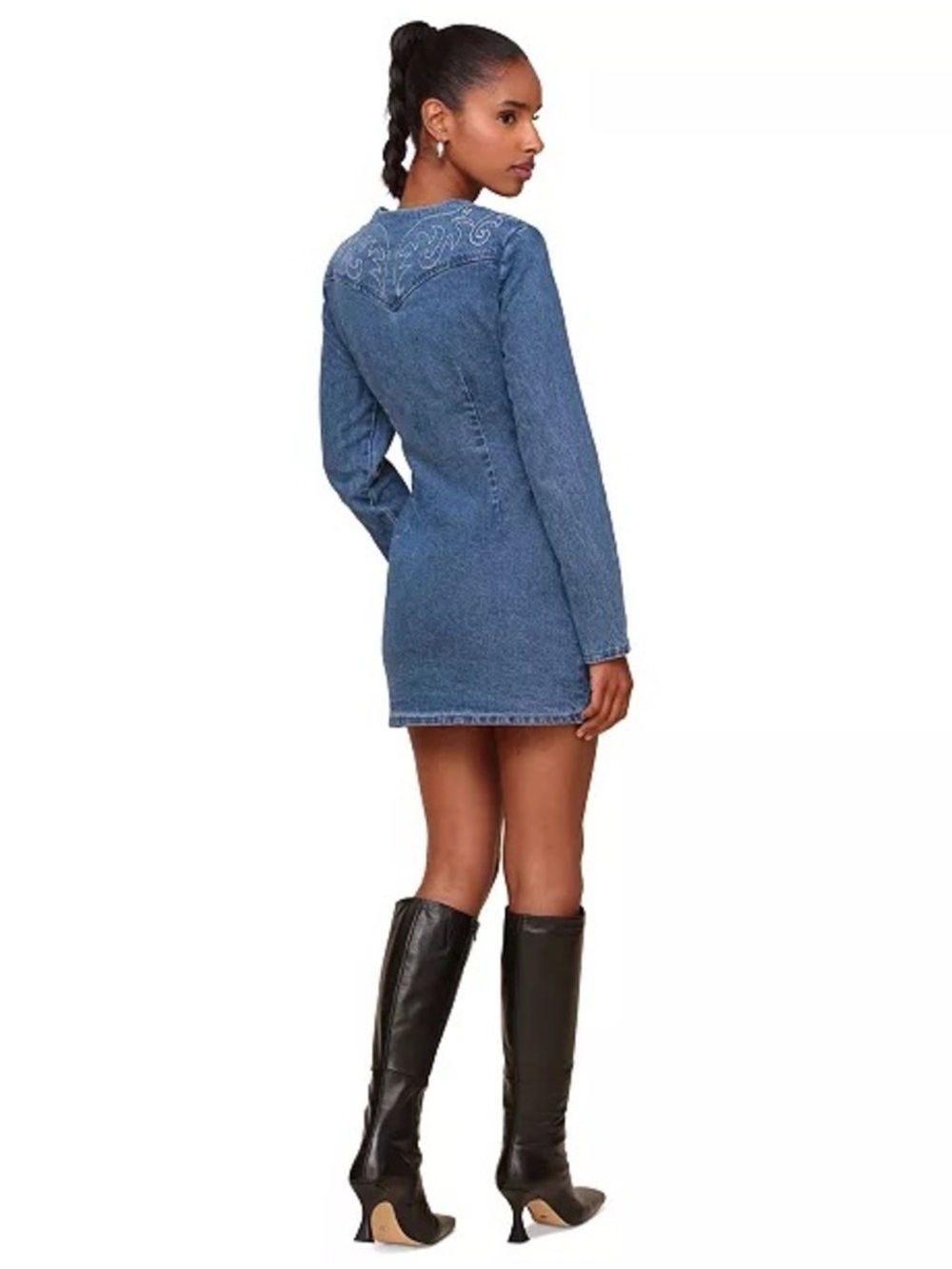 Avec les Filles western denim dress - Picture 2 of 12